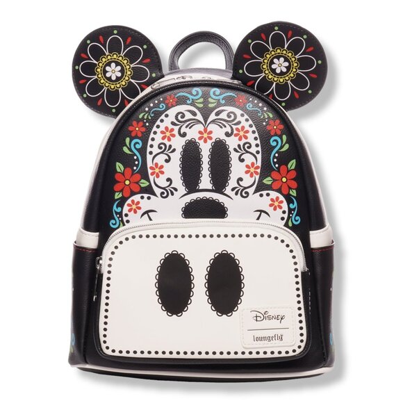 Mickey Mouse Dia de los Muertos Sugar Skull Mickey Mini-Backpack - Picture 1 of 6